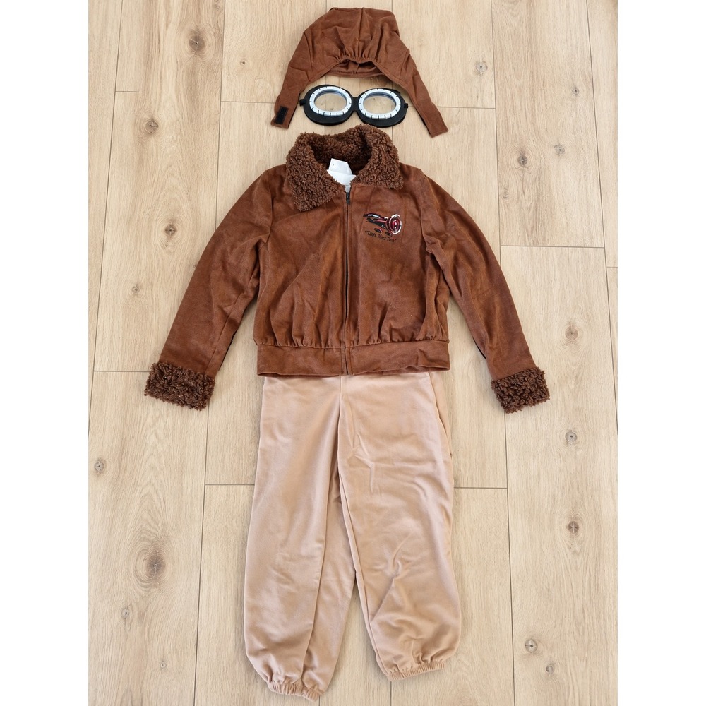 California Costumes Kids Aviator Pilot Amelia Earhart Set Brown Medium 0
